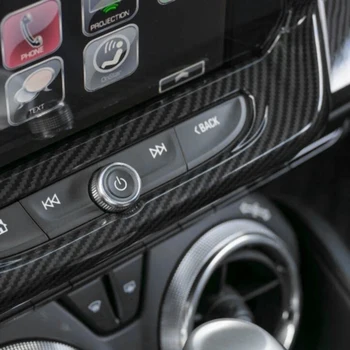 Anglies Pluošto ABS Centrinės Konsolės Ekranas Navigacijos Sn Skydelio Apdaila už Chevrolet Camaro 2016-2020 Automobilių Reikmenys