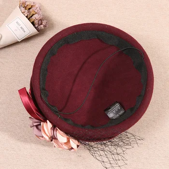Anglija 2019 Naujos Nuotakos Galvos Apdangalai, Spalvingi Derliaus Elegantiškas Gazas Šydas Skrybėlę Vestuves Koplyčia Skrybėlės