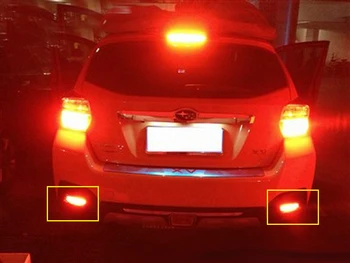 ANGRONG 2x LED Galinio Bamperio Atšvaito Liekamosios Stabdymo Stabdžių Šviesos Subaru XV Palikimas Exiga Levorg