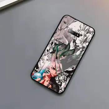 Animacinių filmų Dr AKMENS Japonijos anime coque funda padengti Telefono dėklas Grūdintas stiklas Samsung S6 S7 krašto S8 S9 S10 e plius note8 9 10 pro