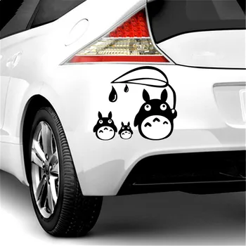 Animacinių filmų Totoro Automobilių Lipdukas Vinilo Auto Reikmenys, auto stiklo Automobilių Stilius PVC Lipdukas 15 cm,*12cm