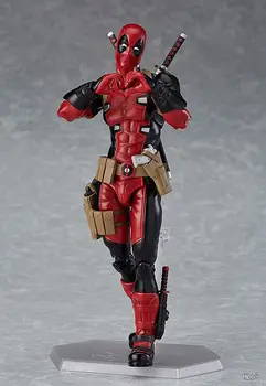 Anime 353# Stebuklas 15cm X-MAN Deadpool BJD PVC Veiksmų Skaičius, Modelį, Žaislai