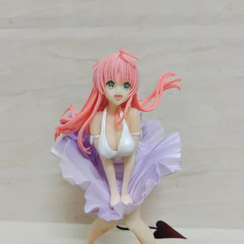 Anime love ru Lala Satalin Deviluke Suknelė Minkštas Krūties Ver PVC Veiksmų Skaičius, Kolekcionuojamos lėlės Modelio žaislas 23cm