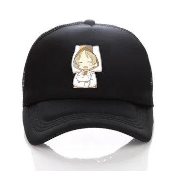 Anime Natsume Yuujinchou skrybėlę mielas vasaros kepurės vyras moteris Reguliuojamas Spausdinti Kepurės Karšto Pardavimo Unisex Vasaros bžūp