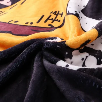 Anime One Piece Luffy Skaitmeninio Spausdinimo Tirštėti Mesti Antklodę Pliušinis Sofa-Lova Žiemą Šiltas Vilnos Antklodė