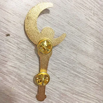Anime sailor moon kristalų stick lazdele lazdelė sagė ženklelis pin reikmenys, papuošalai