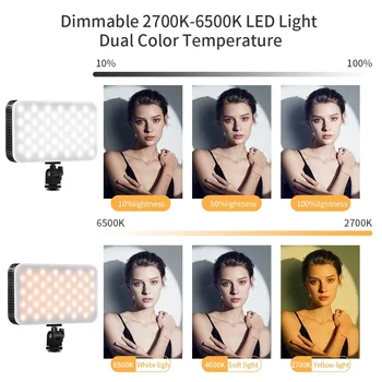 Ant Kameros LED apšvietimas, Mini Pocket Pritemdomi Itin Didelės Galios Užpildyti Šviesos Skydelis Ordro, 