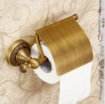 Antikvariniai žalvaris popieriniu rankšluosčiu stovo Archaize popieriaus laikiklį Europos tualetinio popieriaus langelį tualeto reikmenys, Popieriaus plokštumos