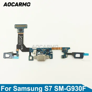 Aocarmo USB Įkrovimo lizdas + Mic Doko Jungtis, Flex Kabelis Samsung Galaxy S7 SM-G930F