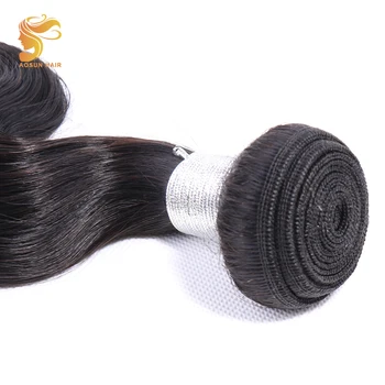 AOSUN PLAUKŲ Brazilijos Kūno Banga Žmogaus Plaukų priauginimas 8-26inch Natūralių Spalvų 1 vnt Plaukų Pynimas Remy Plaukų Ryšulių Nemokamas Pristatymas