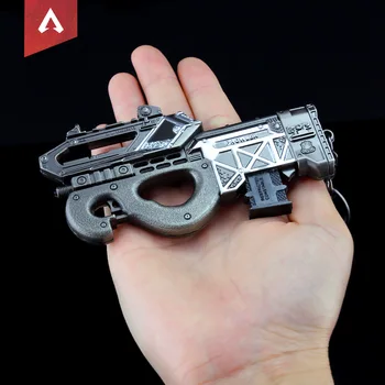 APEX Legendos Ginklą Modelio Lydinio Keychain Metalo Šautuvas, Pistoletas paketų prižiūrėtojų raktinę Vaikams Dovanų Battle Royale Žaidimas Verpimo Viršūnes Žaislai