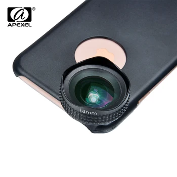 Apexel Optic Pro Objektyvą Super Platus Kampas 100 laipsnių Aukšto Aiškumo mobiliojo Telefono Kameros Objektyvo Rinkinys, skirtas 
