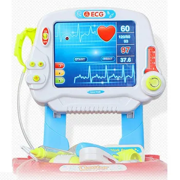 Apsimesti Žaisti Medicinos Žaislų Rinkinys Vaikams Klasikinis Apsimesti Žaisti Gydytojas Žaislų Rinkinys Imituojant Elektrokardiograma Rinkinys, Vaidmuo Žaisti Žaislų