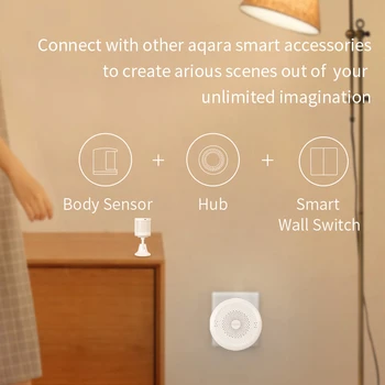 Aqara Hub Smart Home Centras Šviesos jungiklio Valdymas Balsu Getway dirbti su Xiaomi Mi mijia Home App 