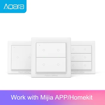 Aqara Opple Zigbee Smart Switch Šviesos Jungiklio, Smart App Kontrolės Bevielis Sienos Jungiklis, dirbti su Mijia App 