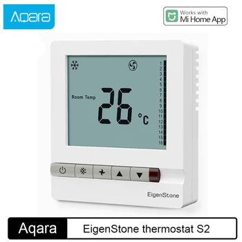 Aqara termostatas S2 EigenStone Smart Oro kondicionierius temperatūros kontrolės LCD fan coil įjungti Valdiklio Mijia Mihome
