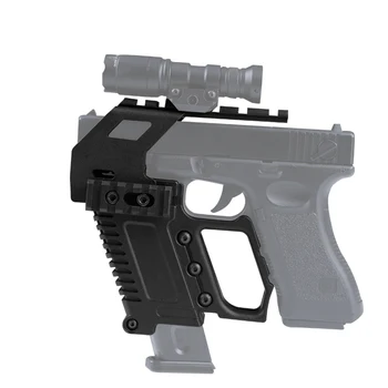 AR15 M4 Taktinis Pistoletas Karabinas Rinkinys Glock Airsoft Oro Patrankas tvirtinimas G17 18 19 Gun Priedai Geležinkelių Bazinės Apkrovos įtaisas Medžioklė