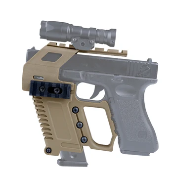 AR15 M4 Taktinis Pistoletas Karabinas Rinkinys Glock Airsoft Oro Patrankas tvirtinimas G17 18 19 Gun Priedai Geležinkelių Bazinės Apkrovos įtaisas Medžioklė