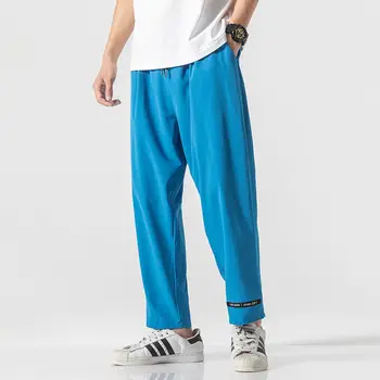 Aransue Naujas Vyrų Pavasarį, Vasarą, kietosios spalvos Kelnės Harajuku Atsitiktinis Hipių Mados Streetwear Kelnes,#698