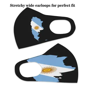 Argentinos Vėliava Žemėlapį galima skalbti daugkartinių veido kaukė vaikams mascarillas de tela lavables con filtro 