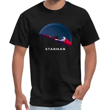 Asmenybės SpaceX Tesla Starman virtus pro marškinėliai homme mažytė kibirkštis marškinėliai plius dydžiai s-5xl šūkis