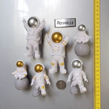 Astronautas Šaldytuvas Magnetas Astronautas Magnetas 3d Asmenybės Kūrybos Magnetas, Magnetai, Šaldytuvas Apdaila