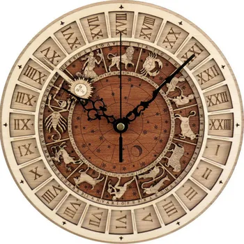 Astronomijos Antikvarinis Laikrodis Ant Sienos Kambarį Tylus Judėjimas Sieninis Laikrodis Creative/Retro Kvarco 3D Sienų Žiūrėti Namų Dekoro