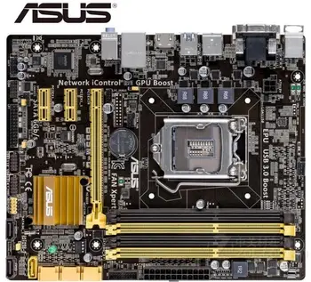 ASUS B85M-G LGA 1150 naudojamos Plokštės M-ATX B85M-G Systemboard B85M DDR3 Intel B85 32GB Darbalaukio Mainboard USB3.0 SATA3