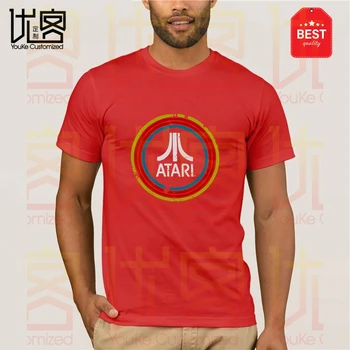 Atari Marškinėliai 2019 Sommer Neue Stil herren Kurzarm T-Shirt vyrai moterų medvilnės, trumpomis rankovėmis viršūnes tee