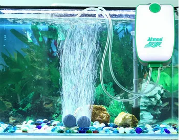 Atmanas 1 vnt BP-400/BP-500/BP600 ultra quiet reguliuojamas oro siurblys, skirtas akvariumo žuvų tvenkinys deguonies siurblys didelės apimties energijos taupymo
