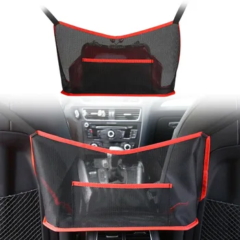 Atnaujinti Stilių Saugojimo krepšys Gėrimų Laikiklį Tarp Automobilio Sėdynės PVC+PE+poliesteris Priedų Pakeitimo