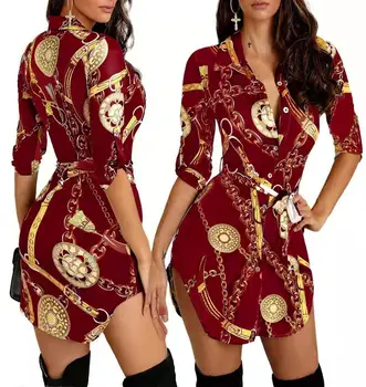 Atsitiktinis Marškinėliai Suknelė Midi Sundress Paplūdimio Spausdinti Abaja Afrikos DashikiHijab Musulmonų Kimono Ilgas Mantijas Eid Ramadanas Islamo Boho Sexy