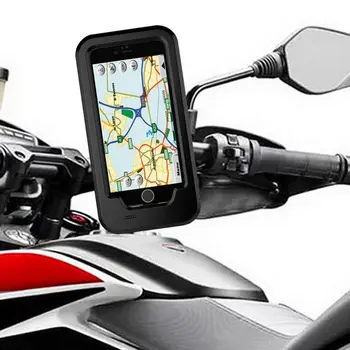 Atsparus vandeniui Dviratį Telefono Turėtojas Motociklo pagalba Telefonu Stovėti Iphone XS 7 8 Plius 5S SE smūgiams atsparių Atvejų SE 2020 Turėtojas