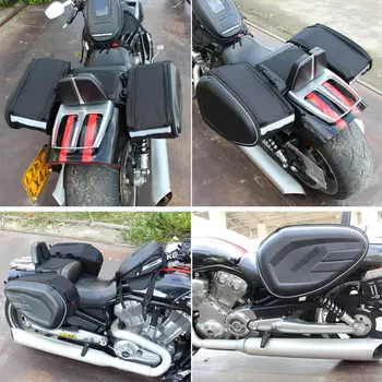 Atsparus Vandeniui Motociklo Balno Pagalvių Kelionės Bagažo Lagaminas Motociklo Galinės Sėdynės Saugojimo Dėžutė