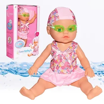 Atsparus Vandeniui Naudotis Plaukimo Lėlės Elektros Jungtinio Kilnojamojo Baseinas Vandens Baseinas Lėlės Vaikas Mergaičių Žaislas