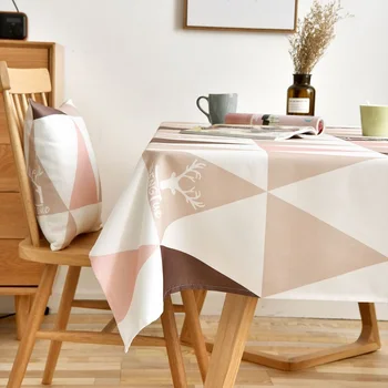 Atsparus vandeniui restorane staltiesės, spausdinami staltiesė, kavos staliukas medžiaga, stačiakampio, modernus minimalistinio kambarį staltiesė