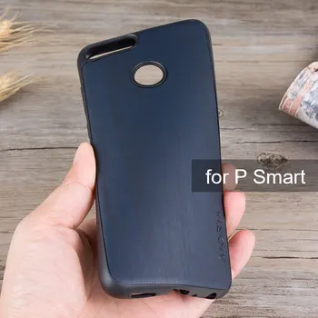 Atveju, Huawei P smart 2019 funda medienos modelis išdirbtos odos su minkšta silikoninė telefono dangtelis Huawei P smart 2019 atveju coque