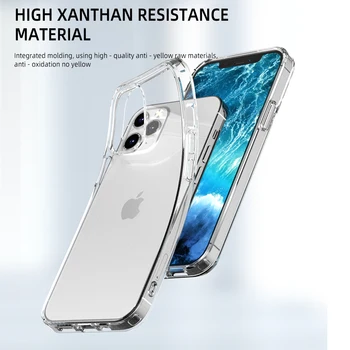 Atveju iPhone, 12 Mini iPhone 12 Pro Max Galinį dangtelį Prabangus Klasikinis Kvadratinių Rėmelių Danga Minkšta Aišku, galinis dangtelis, skirtas 