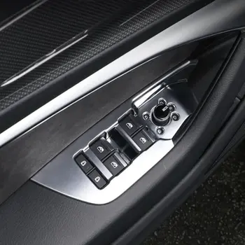 Audi A6 C8 2019 2020 Automobilių Stilius Durų Porankiai skydelio Apima Lipdukai Apdaila Lango Stiklo Pakėlimo Mygtukai, Auto Reikmenys, LHD