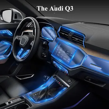 Audi Q3 2019 2020 TPU Lipdukas Prietaisų skydelį, Navigacijos Ekrano Apsauginės Plėvelės Elastinga Atsparumas Įbrėžimams Anti pirštų Atspaudų Sunku