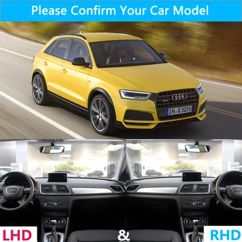 Audi Q3 8U 2012 2013 2016 2017 prietaisų Skydelio Dangtelis Apsauginis Padas Kilimų Anti-UV Flanelė Kilimėlis Automobilių Reikmenys