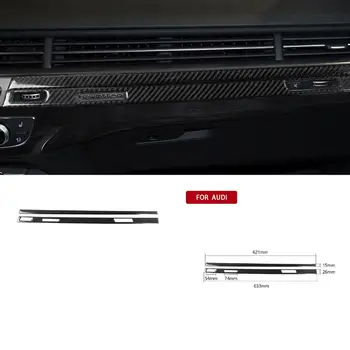 Audi Q7 SQ7 4M 2016-2019 Anglies Pluošto Centrinio Valdymo Pulto ir Priemonė, Dekoratyvinės Skydelis Lipdukas Priedai
