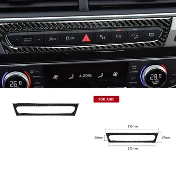 Audi Q7 SQ7 4M 2016-2019 Anglies Pluošto Centrinio Valdymo Pulto ir Priemonė, Dekoratyvinės Skydelis Lipdukas Priedai