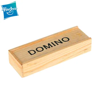 Aukštas medinis domino supakuota juoda domino medinis stalo žaidimas aids