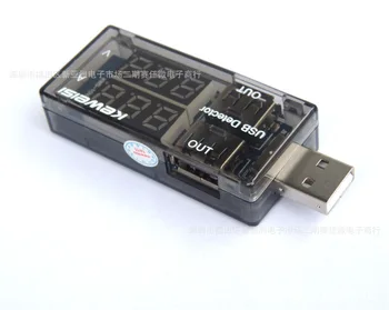 Aukštos Kokybės KEWEISI 3V iki 9V 0A prie 3A USB Įkroviklio Maitinimo Baterijos Talpa Testeris Įtampa Srovės Matuoklis Lašas