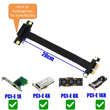 Aukštos Kokybės PCI-e PCI Express 36PIN 1X ilgiklis,pcie plėstuvas,riser card,pci-e extender