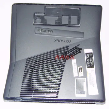 Aukštos kokybės, Pilnas komplektas Būsto Shell Atveju XBOX360 Slim xbox 360 Slim konsolės pakeitimas nemokamas pristatymas