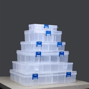 Aukštos kokybės Plastikinė įrankių dėžė Daugiafunkcinis lagaminą talpinimo konteinerių, skirtų Elektronikos Dalys Varžtai Veržlės SMD Papuošalai Granulių