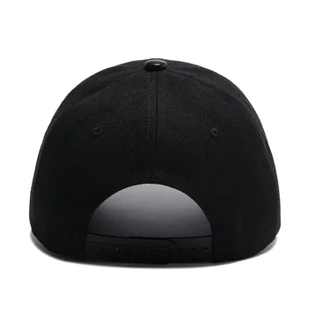 Aukštos Kokybės Vasaros Skrybėlės Moterims, Juodos spalvos Beisbolo kepuraitę Vyrų PU Odos Kraštų Kaulų Snapback Hip-Hop Bžūp Vyrų Casquette