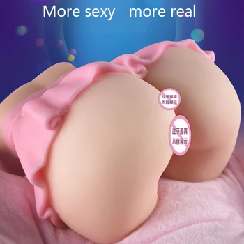 Aukščiausios Kokybės 3D Realus Fake Ass Vyrų Masturbator Nekilnojamojo Vagina Ir Analinė Masturbacija Taurės Suaugusiųjų Lėlės Pūlingas Sekso žaisliukai Vyrams-20